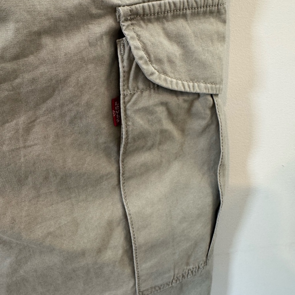 Levi’s XX Cargo Pants, Men’s 32x30 (34” Waist), Stone Tan Khaki, NWT - Picture 8 of 14